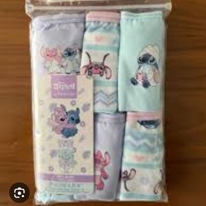 Disney Lilo & Stitch Girls' Underwear Pack - Mint, Lavender, Pink